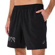 ASICS : 2031E898.001 ASICS HEX GRAPHIC WOVEN 7IN SHORT MEN กางเกงขาสั้นผู้ชาย ของแท้