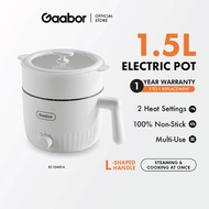 Gaabor Electric Cooker 1.5L Multi Electric Skillet Hot Pot Non Stick Mini Wok Pan EC-15M01A