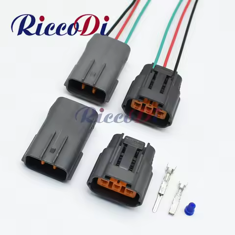 1 Set 3 Pin 6195-0009 6195-0012 DL 090 Waterproof Sensor Connector For Mazda RX8 Ignition Coil Socke