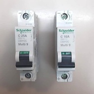 MCB DC SCHNEIDER C60H-DC 1P 25A 32A 40A 10KA SNI Original AND TRUSTED