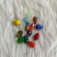 20 PCS CRYSTAL TEARDROP BEADS Crystal Charm Beads