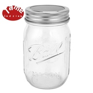 Sprouting Jar with Stainless Steel Screen Lid Wide Mouth Quart Sprouter