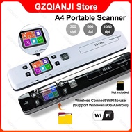 Nangyang NEW A4 Mini Iscan Portable Document Images Photo Scanner WiFi 1050 DPI JPG/PDF Handheld Hig