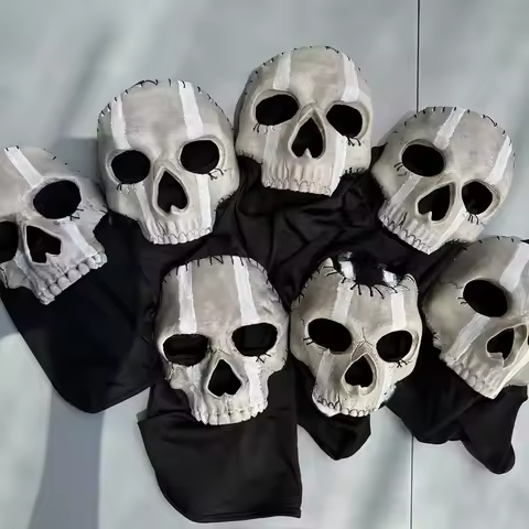 New Special Ghost Mask COD Cosplay Halloween Airsoft Tactical Skull Full Mask Man Novelty Cool Scary