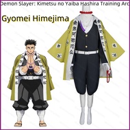 HT Demon Slayer Kimetsu no Yaiba To the Hashira Training Gyomei Himejima cosplay cloth Halloween par