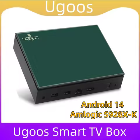 Ugoos SK1 Lite Smart TV Box Android 14 Amlogic S928X-K 4GB 64GB Wifi6 Bluetooth5.2 1000M Set Top Box