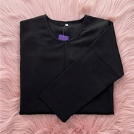JUBAH HITAM PEREMPUAN  | JUBAH HITAM KAIN KOSHIBO | JUBAH SEKOLAH | JUBAH HARIAN