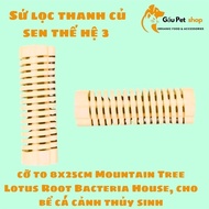 3rd generation Lotus Root filter ceramic, large size 8x25cm Mountain Tree Lotus Root Bacteria House,