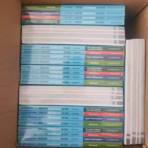 4 Cambridge English vocabulary books Advanced English grammar reading books English grammar books