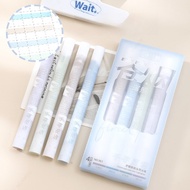 4Pcs/set Highlighters Pens Color Gradient Highlighter Markers Scrapbook Kawaii Stationery Students C