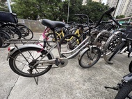 銀色女士單車 附有車籃