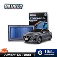 กรองอากาศ NISSAN ALMERA 1.0L DATATEC TORNADO AIR FILTER
