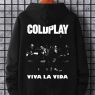 Coldplay Viva La Vida Hoodie Jacket Sweater Cotton Fleece Material