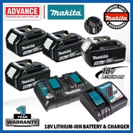MAKITA 18V LITHIUM-ION Battery & Charger ( 1.5Ah / 2.0Ah / 3.0Ah / 4.0Ah / 5.0Ah / 6.0Ah )