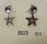 芭比星星耳環-BB29