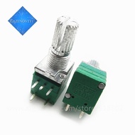 10piece RV097NS 1K 5K 10K 20K 50K 100K 500K with a switch audio 5pin shaft 15mm amplifier sealing po