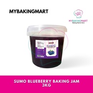 Strawberry / Blueberry Paste Fruit Filling Spread 1kg - Jem Inti Tart / Baking Fruit Jam Food