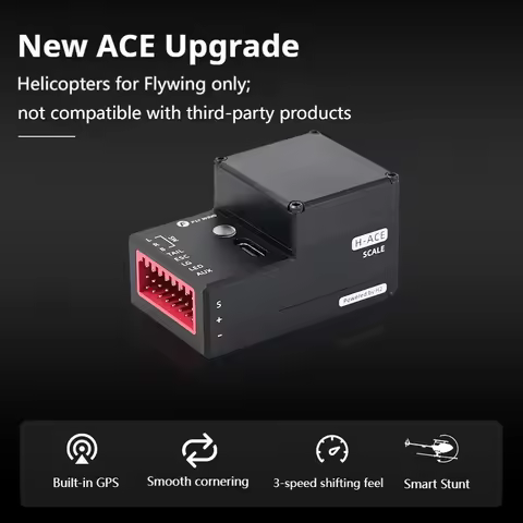 H1 Upgraded FLYWING ACE Flight Control GPS Self-Stabilization, Suitable For 3D Model Helicopters/Rea