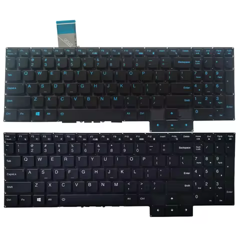 New Laptop US Blue/White Backlit Keyboard For Lenovo Ideapad Gaming 3-15ACH6 3-15ARH05 3-15IHU6