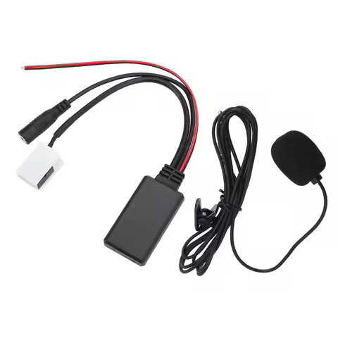 12pin Bluetooth 5.0 Module AUX in Cable MP3 Music Adapter Replacement for RCD300 RCD310 RNS300 RNS31