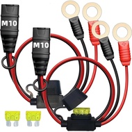 (2PK) Pengganti untuk Kabel Pengecas Bateri Noco GC008 X-Connect M10 (3/8in) XL Eyelet Terminal Wire