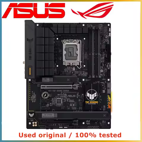 For ASUS TUF GAMING B760-PLUS WIFI D4 Motherboard DDR4 PCIe 5.0 192GB PCIe 4.0 M.2 Wi-Fi6 USB3.2 Gen