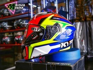 หมวกกันน็อค KYT NFR หมวกกันน็อคเต็มใบ ลายนักแข่ง พร้อมแว่นตา 2ชั้น