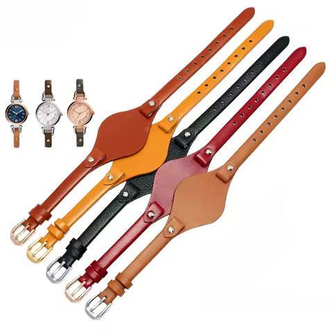 Genuine leather watch strap women watchband small bracelet 8mm for Fossil ES4176 ES4119 4026 3262 30