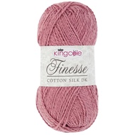 Kingcole Finese cotton silk knitting yarn Dk