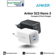 Anker Nano 20W 27W 47W Fast Charger Usb Type C 2-Port GaN Charger for iphone 16 17 - A2039
