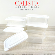 TOPLES PLASTIK SET CALISTA OTARU PREMIUM SET ISI 8PCS FOOD PREP CONTAINER KULKAS SET TEMPAT WADAH PE