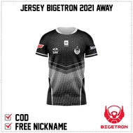 HITAM Black BIGETRON Esport Jersey 2021