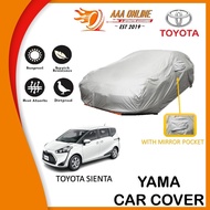 Car Cover Outdoor Selimut Kereta Penutup Kereta For TOYOTA SIENTA MPV Size Anti UV Scratch Sunproof Dust-proof