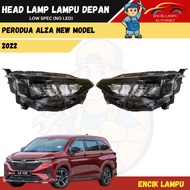Original Perodua New Alza 2022 Head Lamp Lampu Depan Low &amp; High Spec 100% New High Quality