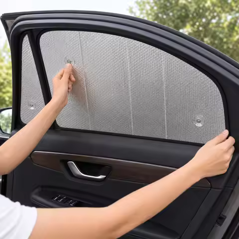 For Mercedes-Benz EQS Sedan 2022-2026 Custom Full Set Windshield Sun Shade Aluminum Foil Heat Insula