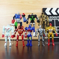 Anime 8Pcs/Set Real Steel Movie Atom Noisy Boy Midas Action Figures Toy Gifts For Kids FWVR