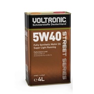 VOLTRONIC 5W40 STREET SERIES น้ำมันเครื่องสังเคราะห์แท้ FULLY SYNTHETIC ขนาด (1L / 4L) / (ACEA A3/B4
