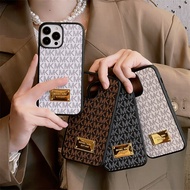 High Quality Leather Luxury Metal Logo Phone Case for IPhone 11 12 13 14 15 Pro Max X XS Max XR 15 1