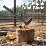 BEST SELLER SOG Kapak Dual-Blade Tomahawk Stainless Steel / Kapak pajangan baja potong kayu kecil un