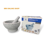 Lesung Batu/ Nature Granite Stone Mortar & Pestle VIP23.5