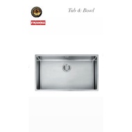 Franke BOX - 720 Single Bowl Undermount Sink BOX 210-72