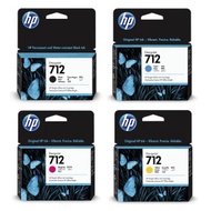 Ready Stock -HP 712 Black, Cyan, Megenta, Yellow ink tank- Ready Stock