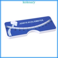 KOK Scoliometer Meter Device 0-30° Measurement for Measuring Spinals Alignments Measure Spine Slope