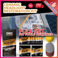 CERAKOTE Ceramic Headlight Restoration Kit – Brings Headlights back to Like New Condition - 3 Easy Steps - Restore Kit