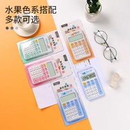 Large Silicone Button Calculator Large Screen Calculator Fashion Cute Fruit Student Belden Calculato
