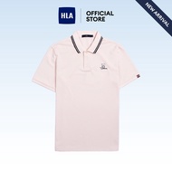 HLA Bear Embroidery Breathable Short Sleeve Polo Shirt Men - HNTPJ2J500H1A