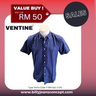 VENTINE Brand Men’s Slim Fit Short Sleeve Casual Shirt (F-584 (P))