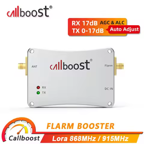 Callboost Lora 868MHz Amplifier 17dB Flarm Booster EU 868 MHz US 915 MHz Helium Miner Duplexer Lora 