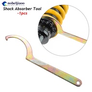 NOBELJIAOO Motorcycle Shock Absorber Suspension Tools C Spanner Wrench Hand Tool Metal Hook For Suzu