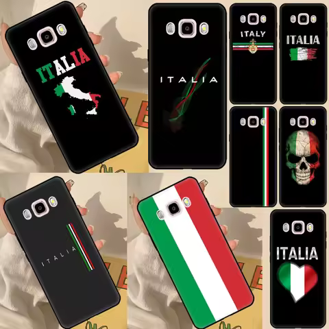 Italy Flag Case For Samsung Galaxy A3 A5 J1 2016 J3 J5 J7 2017 A6 A7 A8 A9 J8 J4 J6 Plus 2018 Cover